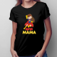 Super Mama v2 - damska koszulka na prezent dla mamy