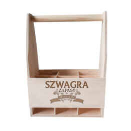 Szwagra zapasy na ciężkie czasy - nosidło z grawerem na prezent dla szwagra