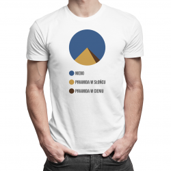 Piramida - męska koszulka na prezent
