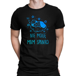 Nie mogę, mam spanko - męska koszulka na prezent
