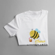 Serce pszczelarza bije inaczej - męska koszulka na prezent dla pszczelarza