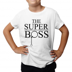 The super boss - dziecięca koszulka na prezent