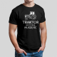Traktor wzywa, muszę iść - męska koszulka na prezent dla rolnika