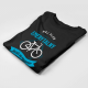 Mój plan emerytalny: jazda na rowerze - damska koszulka na prezent dla emerytki