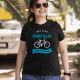 Mój plan emerytalny: jazda na rowerze - damska koszulka na prezent dla emerytki