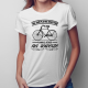 Tak, mam plan na emeryturę - planuję jeździć na rowerze - damska koszulka na prezent dla emerytki