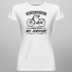 Tak, mam plan na emeryturę - planuję jeździć na rowerze - damska koszulka na prezent dla emerytki