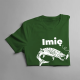 (Imię) Łowca potworów - męska koszulka na prezent - produkt personalizowany