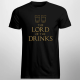 The lord of the drinks - męska koszulka na prezent