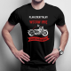Plan emerytalny (imię) to jazda motocyklem - męska koszulka na prezent dla emeryta - produkt personalizowany