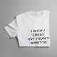 I wish I could, but I don't want to - męska koszulka z motywem serialu Przyjaciele