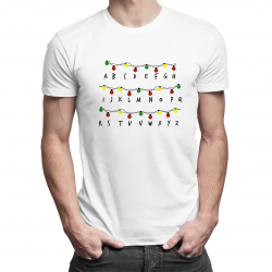 Alternatywny wymiar - męska koszulka z motywem serialu Stranger Things