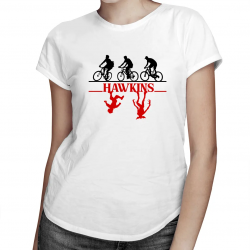 Hawkins - damska koszulka z motywem serialu Stranger Things