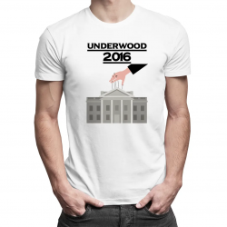 UNDERWOOD 2016 - męska koszulka dla fanów serialu House of Cards