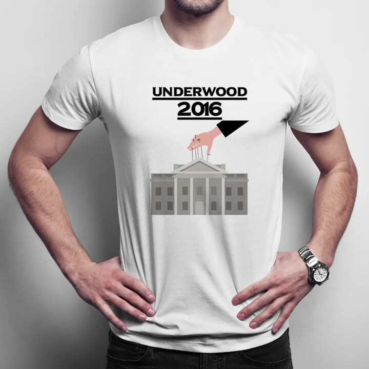 UNDERWOOD 2016 - męska koszulka z motywem serialu House of Cards