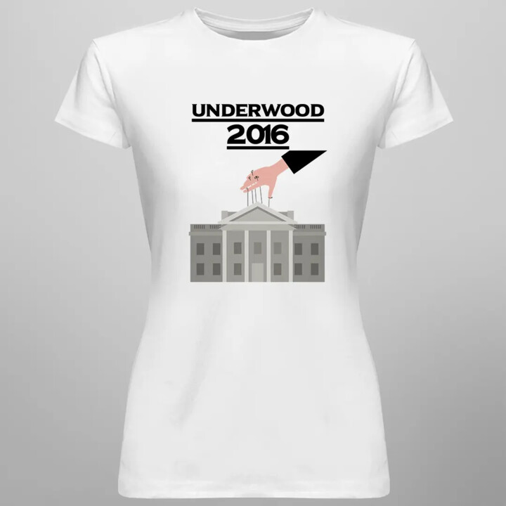 UNDERWOOD 2016 - damska koszulka z motywem serialu House of Cards
