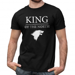 King of the north - męska koszulka dla fanów serialu Gra o tron