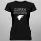 Queen of the north - damska koszulka z motywem serialu Gra o tron