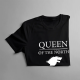 Queen of the north - damska koszulka z motywem serialu Gra o tron
