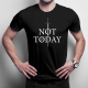 Not today - męska koszulka z motywem serialu Gra o tron
