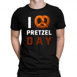 I love pretzel day - męska koszulka z motywem serialu The Office