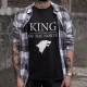 King of the north - męska koszulka z motywem serialu Gra o tron