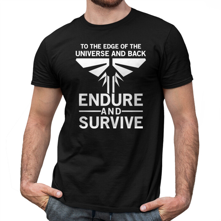 Endure and survive - męska koszulka z motywem serialu The Last of Us