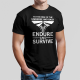 Endure and survive - męska koszulka z motywem serialu The Last of Us