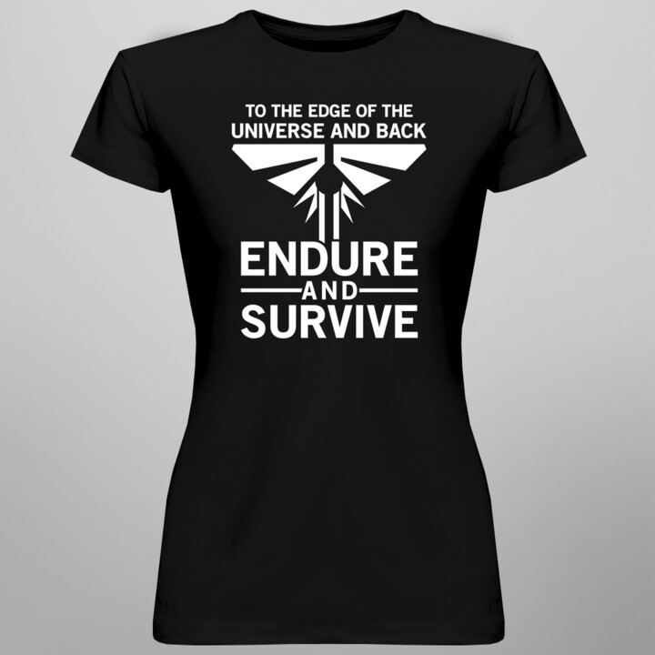 Endure and survive - damska koszulka dla fanów serialu The Last of Us
