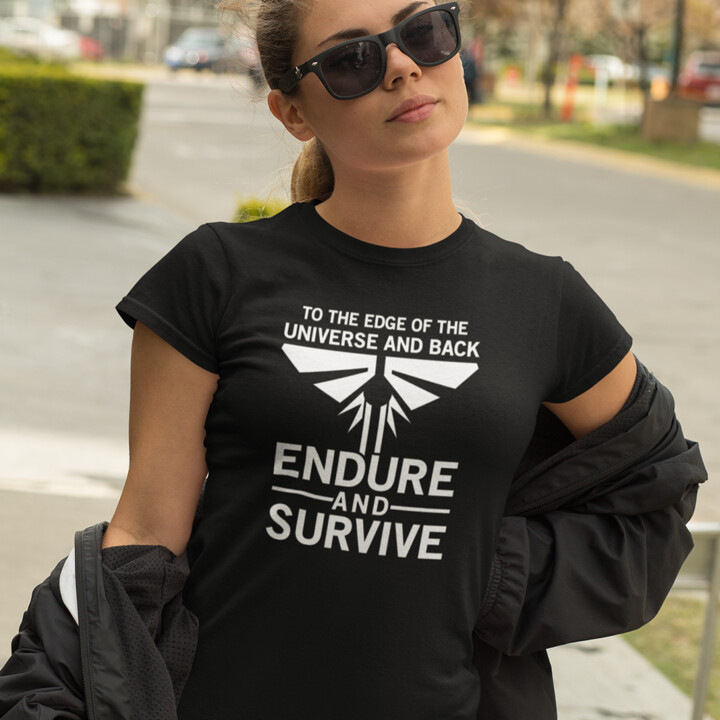 Endure and survive - damska koszulka dla fanów serialu The Last of Us