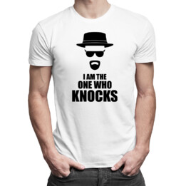 I am the one who knocks - męska koszulka dla fanów serialu Breaking Bad