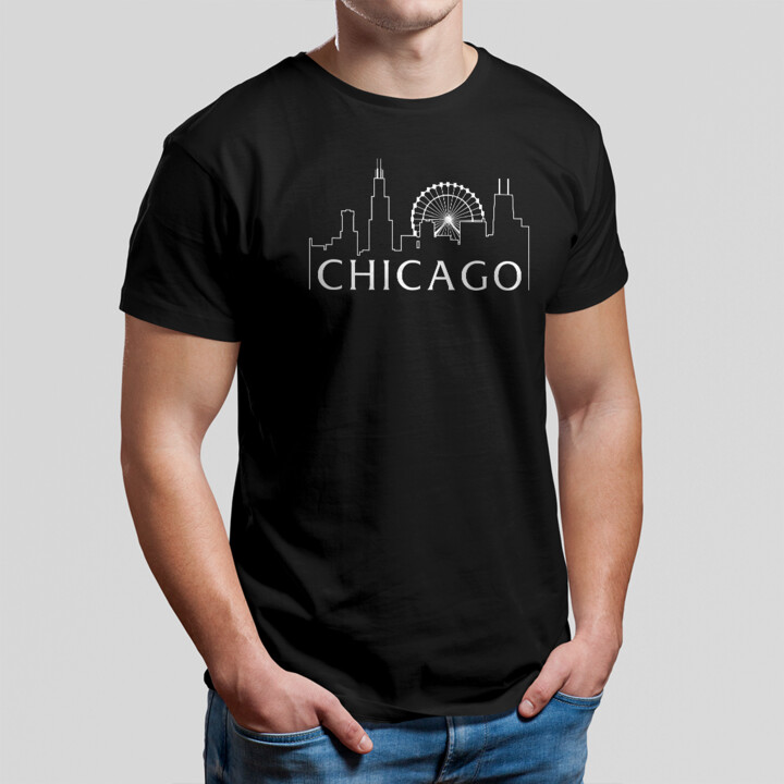 Chicago - męska koszulka dla fanów serialu Poker Face