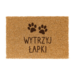 Wytrzyj łapki - wycieraczka z grawerem na prezent
