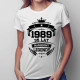 1989 Narodziny legendy 35 lat - damska koszulka na prezent