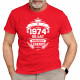 1974 Narodziny legendy 50 lat - męska koszulka na prezent