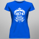 1974 Narodziny legendy 50 lat - damska koszulka na prezent