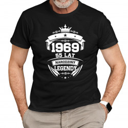1969 Narodziny legendy 55 lat - męska koszulka na prezent