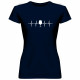 EKG wino - damska koszulka na prezent