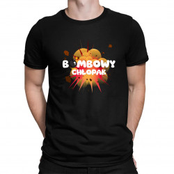 Bombowy chłopak - męska koszulka na prezent