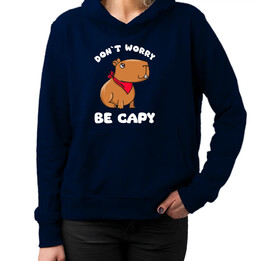  Don`t worry be Capy - damska bluza na prezent
