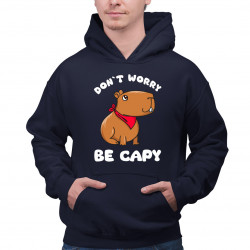 Don`t worry be Capy - męska bluza na prezent