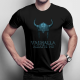 Valhalla awaits me - męska koszulka dla fanów serialu Wikingowie
