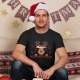Wesołych Świąt - Renifer - męska koszulka na prezent