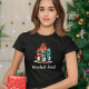 Wesołych Świąt- pingwiny - damska koszulka na prezent