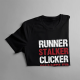 Runner,stalker, clicker,shambler,bloater - damska koszulka dla fanów gry The Last of Us