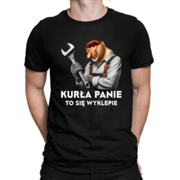 Kurła panie, to się wyklepie - męska koszulka na prezent