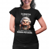 Ta emerytka jest miła, po prostu ostrożnie dobiera przyjaciół - damska koszulka na prezent