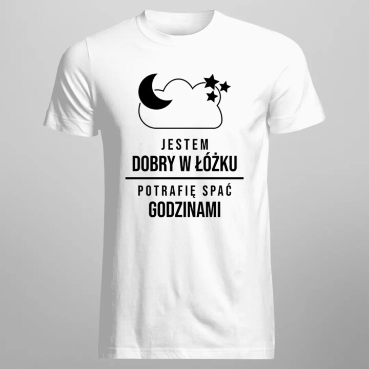 Jestem dobry w łóżku, potrafię spać godzinami - męska piżama na prezent