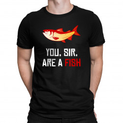 You, sir, are a fish - męska koszulka dla fanów gry Red Dead Redemption 2