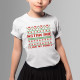 (Imię) - I love my family - dziecięca koszulka na prezent - produkt personalizowany
